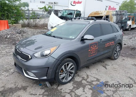 2017 Kia Niro Touring from USA, damaged, VIN KNDCE3LC6H5081574